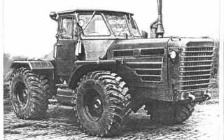 Габариты трактора т 150