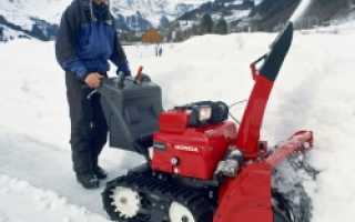 Принцип работы снегоуборочной машины