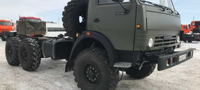 Объем бака камаз 4310